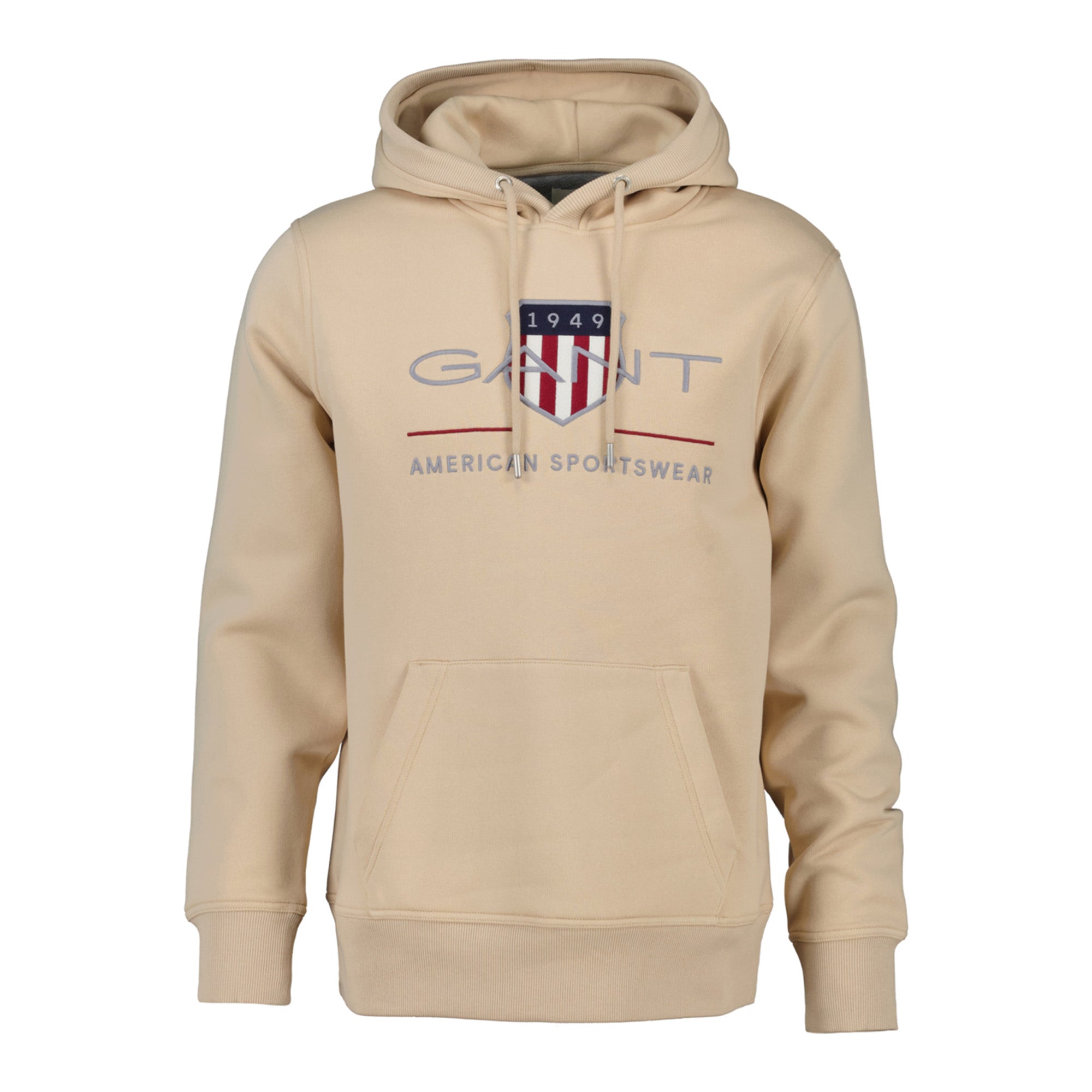 GANT Men's Hoodie - REGULAR ARCHIVE SHIELD HOODIE, hooded sweatshirt, logo
