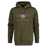 GANT Men's Hoodie - REGULAR ARCHIVE SHIELD HOODIE, hooded sweatshirt, logo