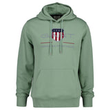 GANT Men's Hoodie - REGULAR ARCHIVE SHIELD HOODIE, hooded sweatshirt, logo