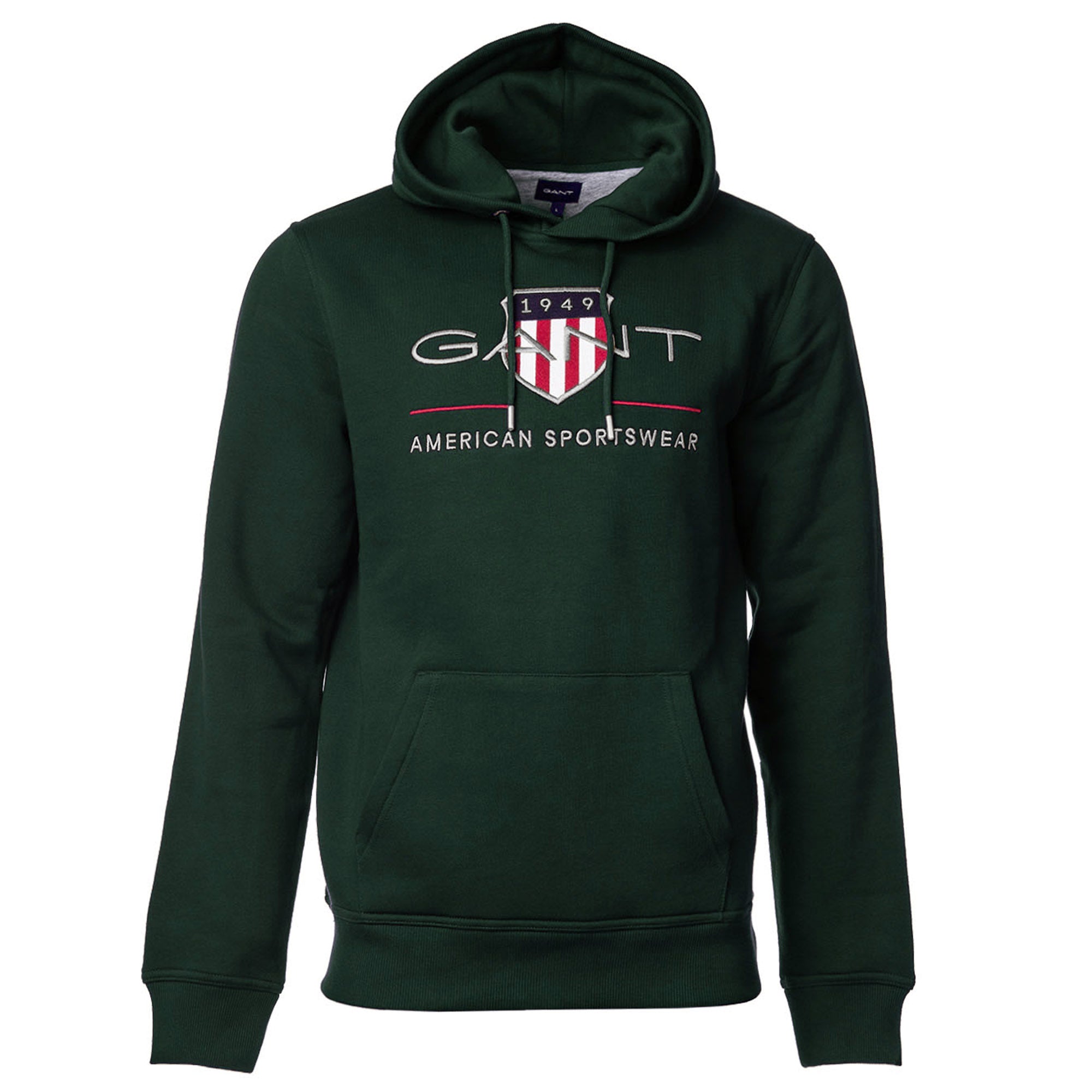 GANT Men's Hoodie - REGULAR ARCHIVE SHIELD HOODIE, hooded sweatshirt, logo