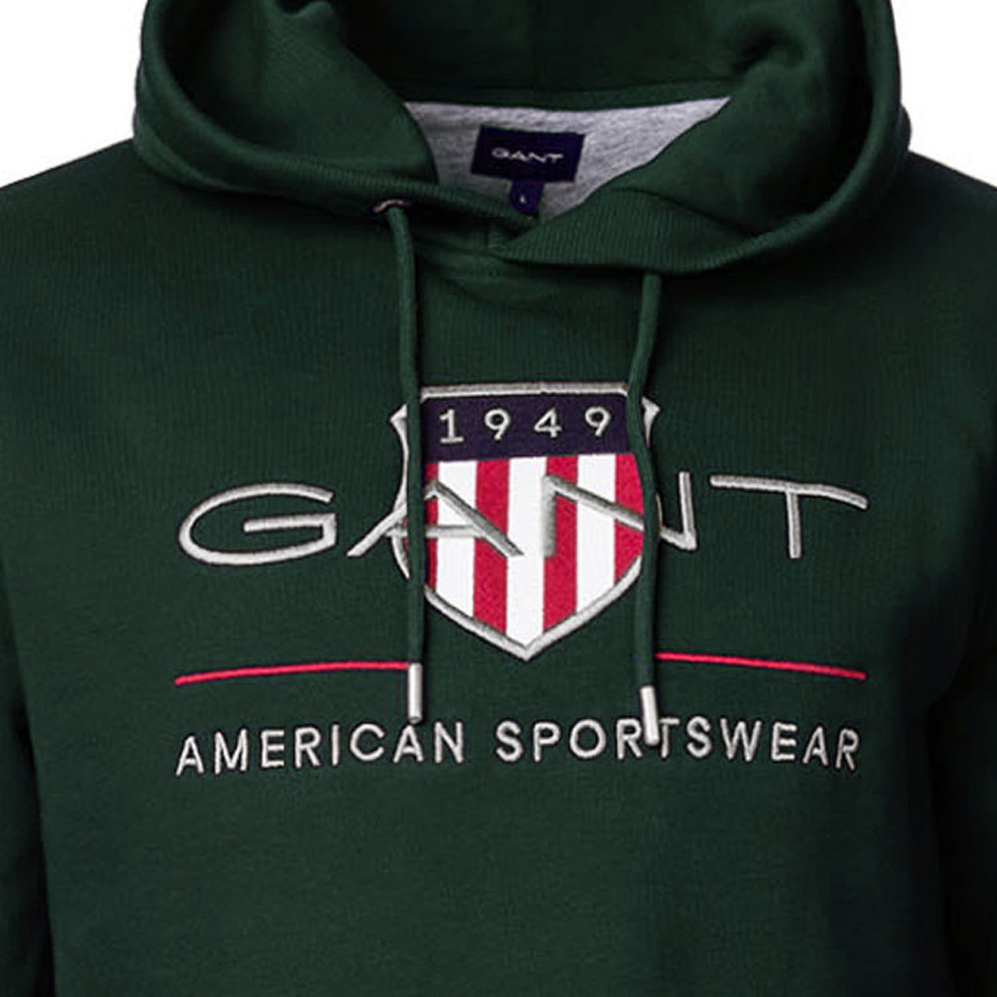 GANT Men's Hoodie - REGULAR ARCHIVE SHIELD HOODIE, hooded sweatshirt, logo