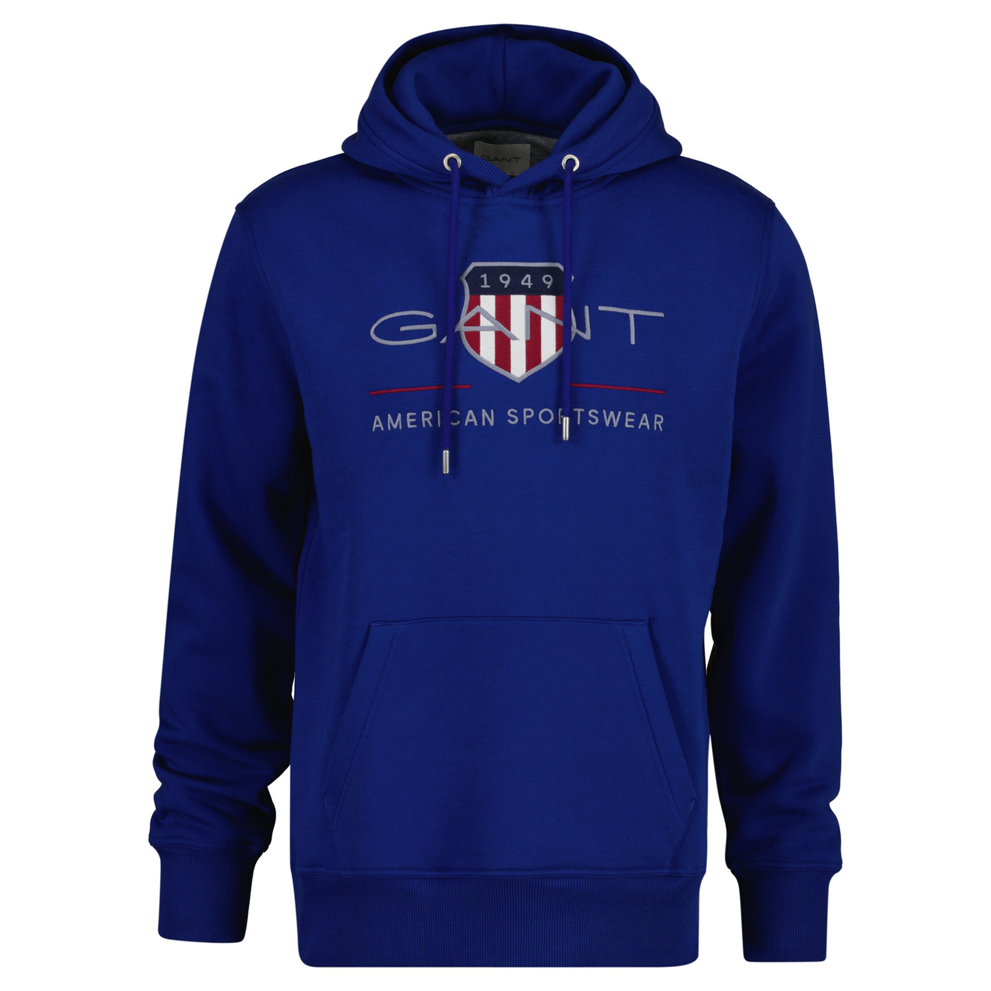 GANT Men's Hoodie - REGULAR ARCHIVE SHIELD HOODIE, hooded sweatshirt, logo