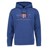 GANT Men's Hoodie - REGULAR ARCHIVE SHIELD HOODIE, hooded sweatshirt, logo