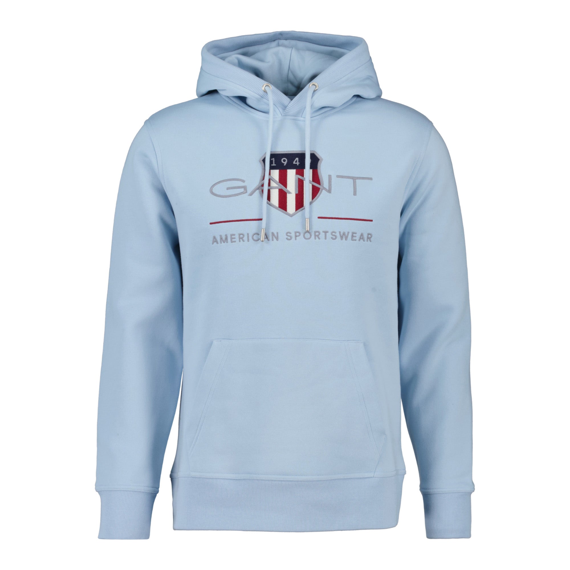 GANT Men's Hoodie - REGULAR ARCHIVE SHIELD HOODIE, hooded sweatshirt, logo