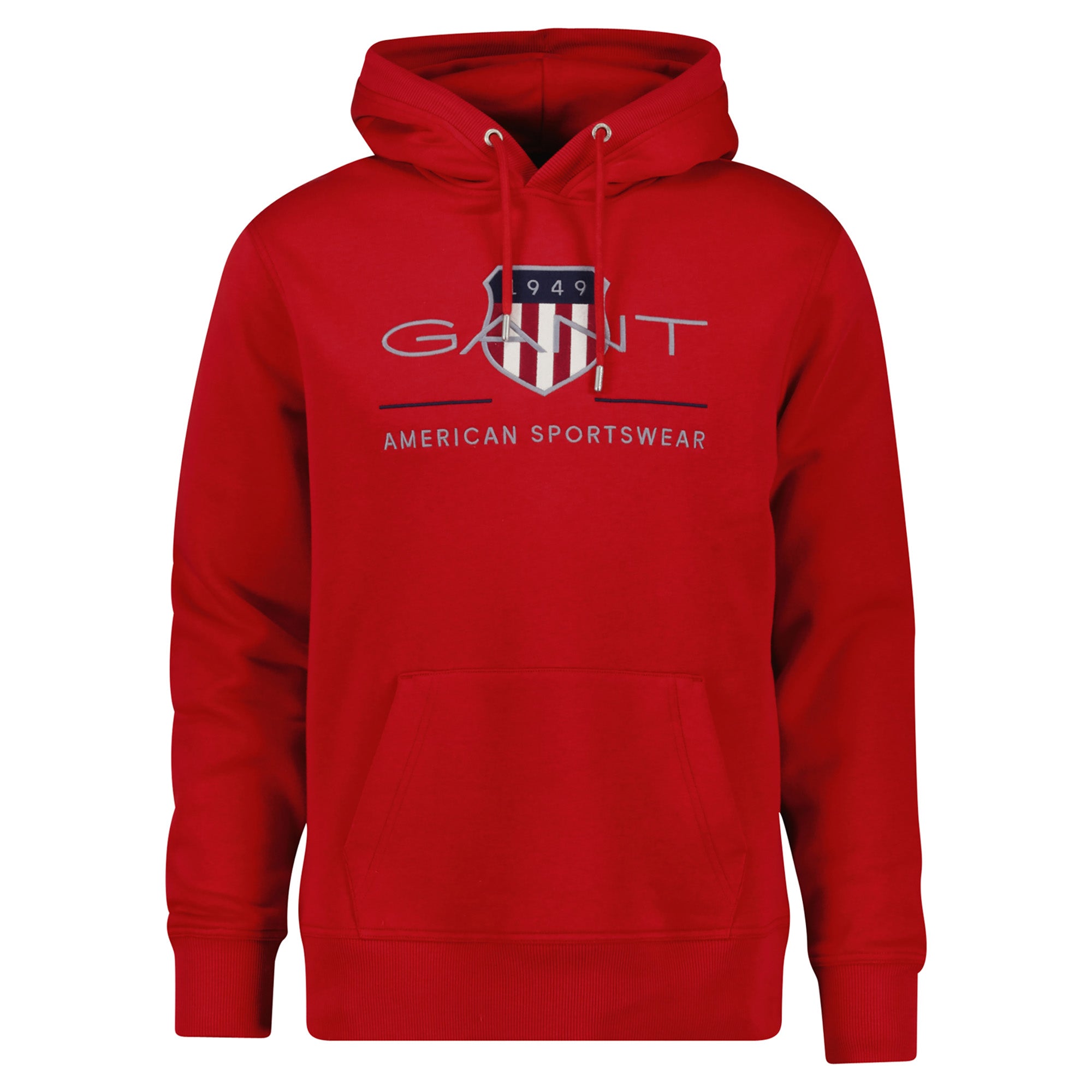 GANT Men's Hoodie - REGULAR ARCHIVE SHIELD HOODIE, hooded sweatshirt, logo