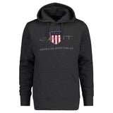 GANT Men's Hoodie - REGULAR ARCHIVE SHIELD HOODIE, hooded sweatshirt, logo