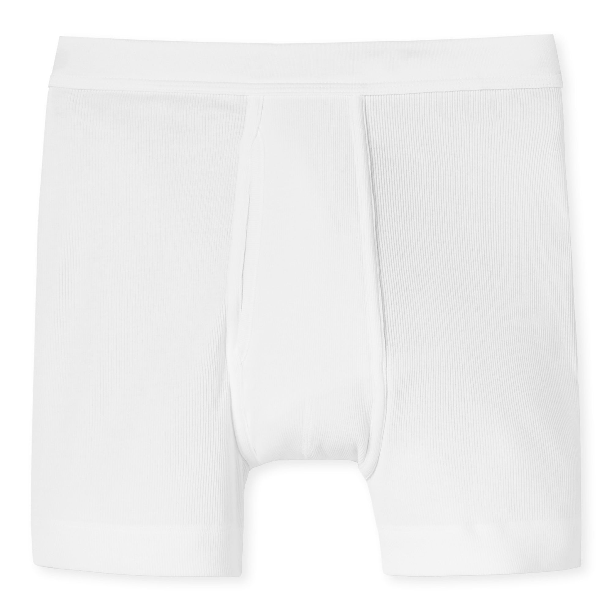 SCHIESSER Herren Boxershorts mit Eingriff - "Essentials", Unterhose, Doppelripp, Baumwolle