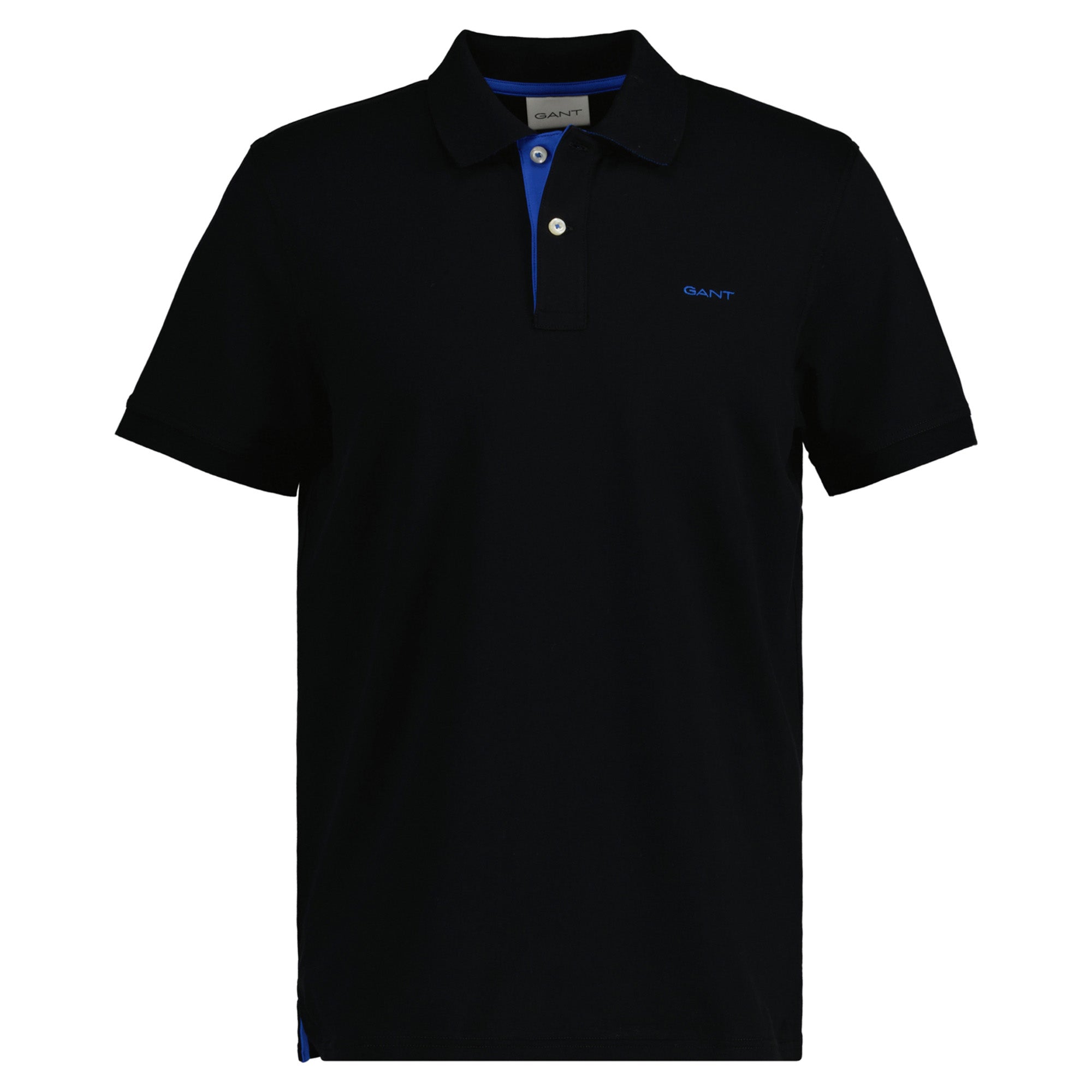 GANT Herren Poloshirt - REGULAR CONTRAST PIQUE RUGGER, Knopfleiste, Cotton Stretch