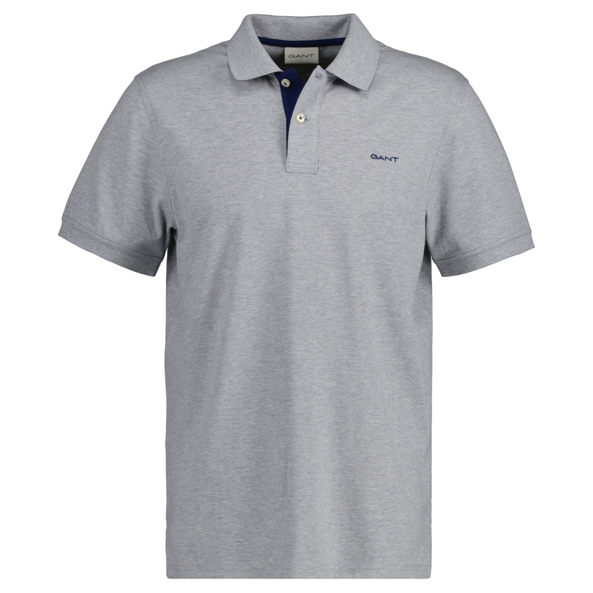GANT Herren Poloshirt - REGULAR CONTRAST PIQUE RUGGER, Knopfleiste, Cotton Stretch