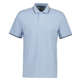 GANT men's polo shirt - TIPPING PIQUE RUGGER, short sleeves, button placket, logo, plain