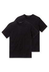 SCHIESSER Herren American T-Shirt 2er Pack - 1/2 Arm, Unterhemd, Rundhals