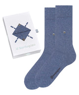 Burlington Men's Socks, 2 Pack - Basic Gift Box - Plain 2 Pack, Cotton, One Size