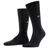 Burlington Herren Socken - DUBLIN, Kurzstrumpf, Logo, One Size, einfarbig