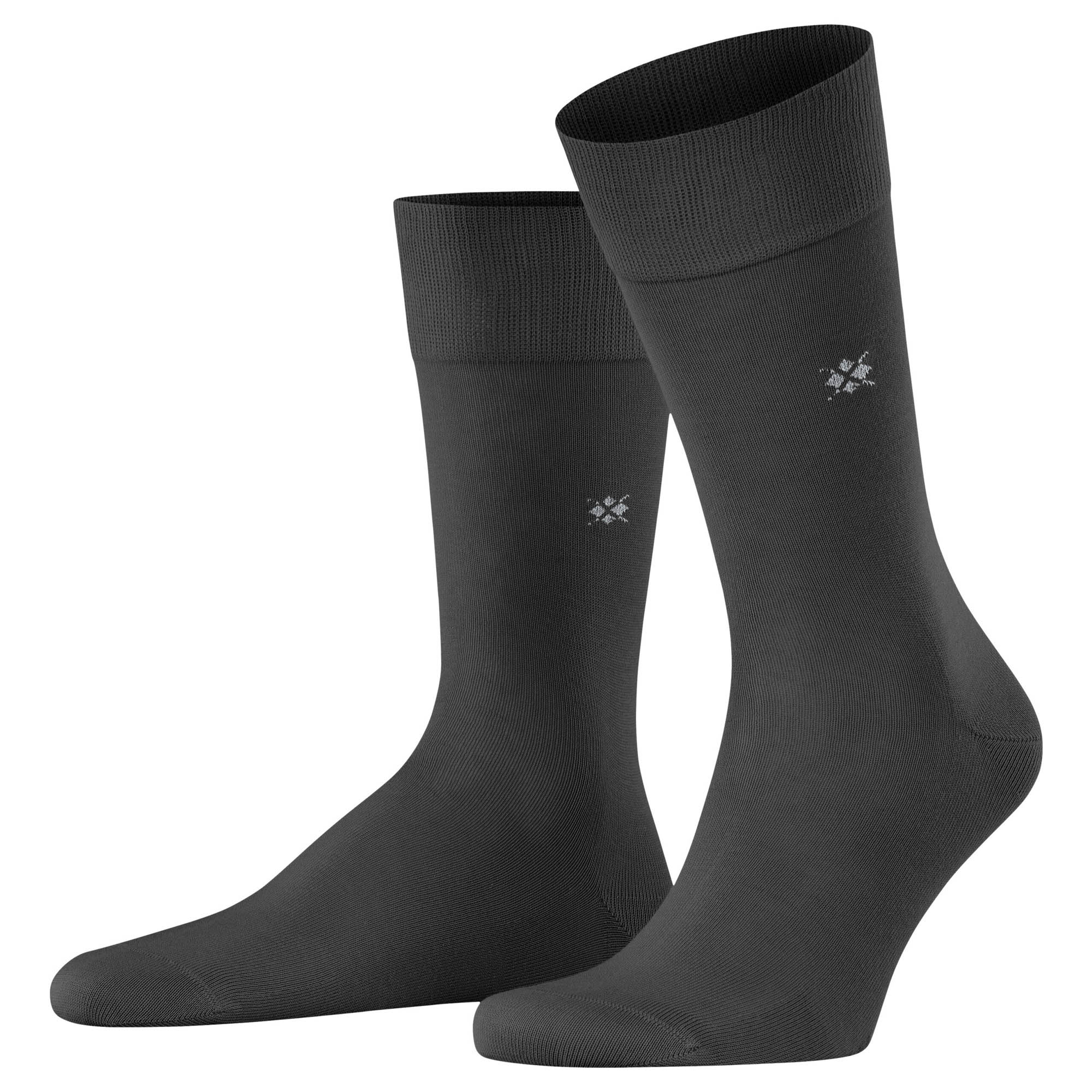 Burlington Herren Socken - DUBLIN, Kurzstrumpf, Logo, One Size, einfarbig
