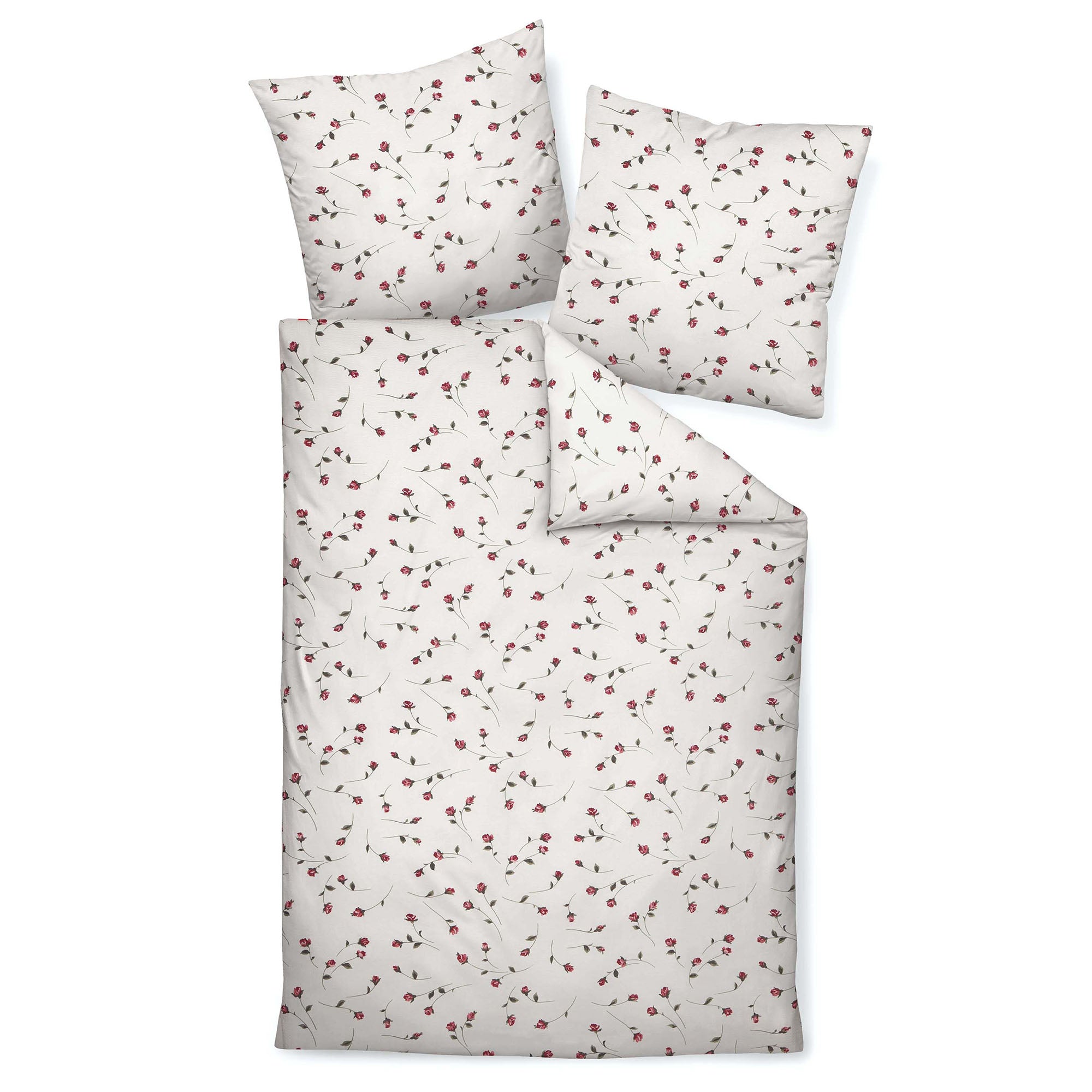 Janine 2-piece bed linen set – Tango, Mako Soft Seersucker, cotton, floral