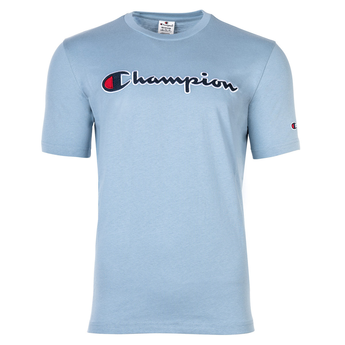 Champion Herren T-Shirt -  CML Champion Logo, Rundhals, Baumwolle, einfarbig