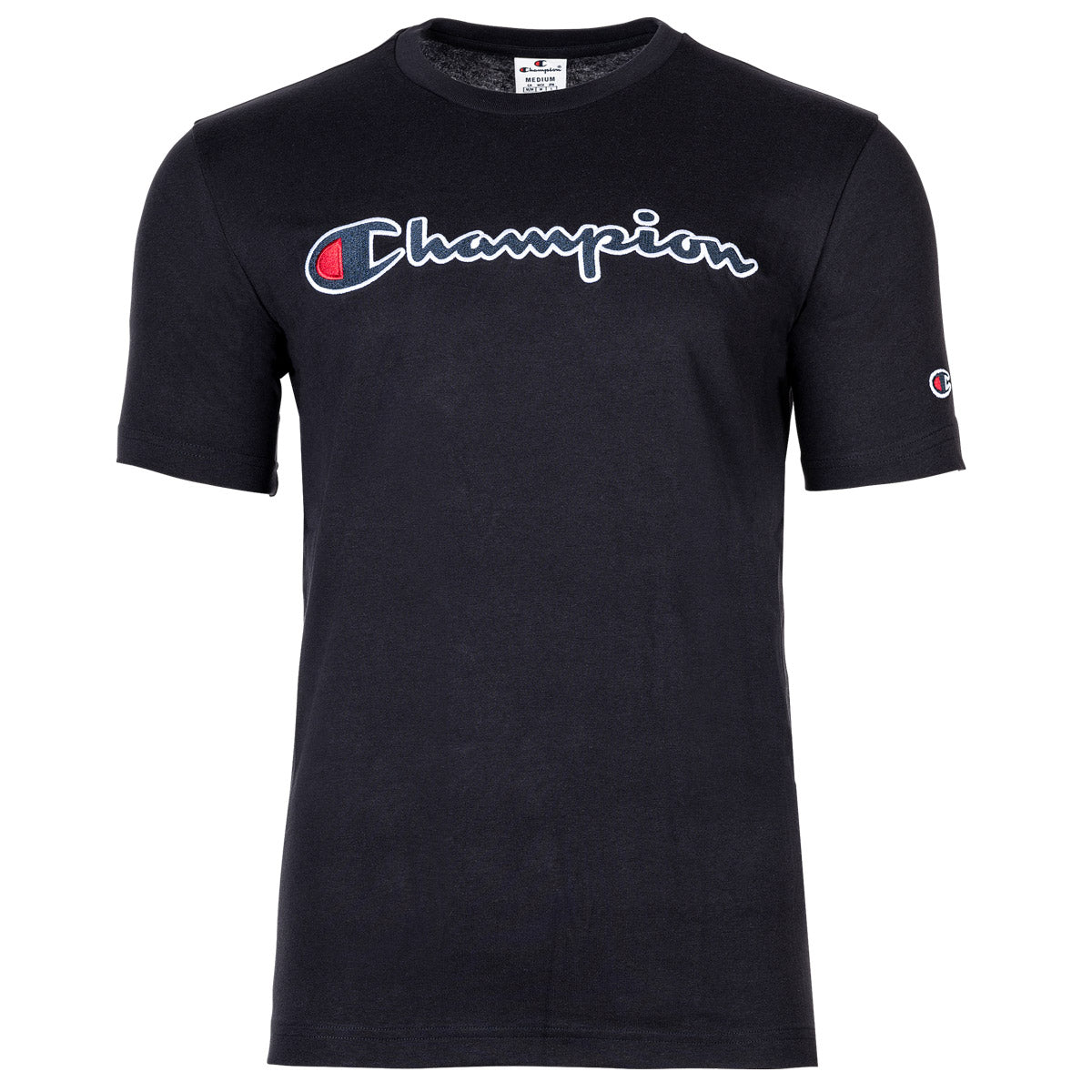 Champion Herren T-Shirt -  CML Champion Logo, Rundhals, Baumwolle, einfarbig