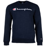 Champion Herren Sweatshirt -  Crewneck Sweatshirt, Langarm, Logo, einfarbig