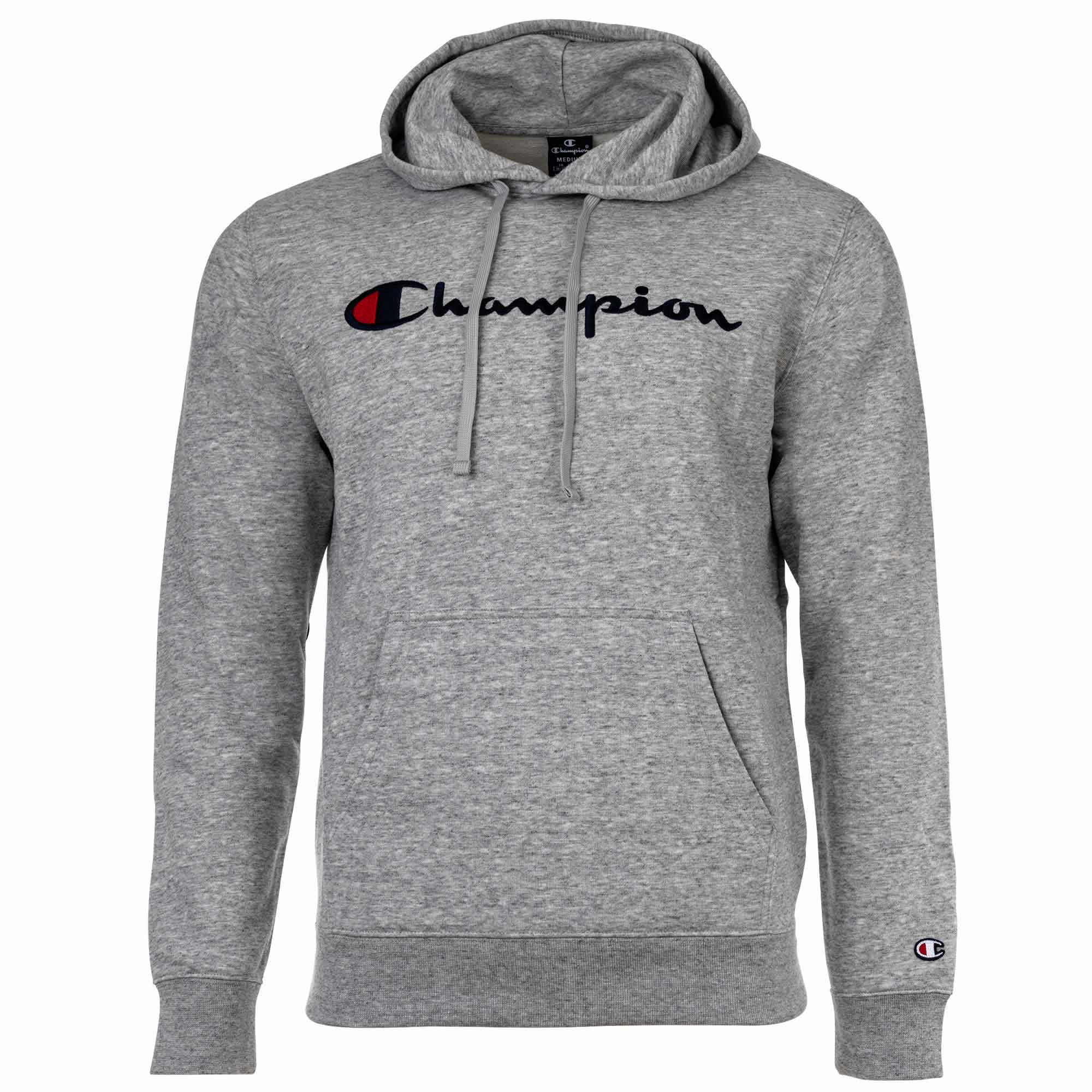 Champion Men's Hoodie - Hooded Sweatshirt, pullover, logo, hood, solid colour
