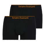 Bruno Banani Men's Boxer Shorts, 2-pack - Quick Access, underpants, solid color, cotton
