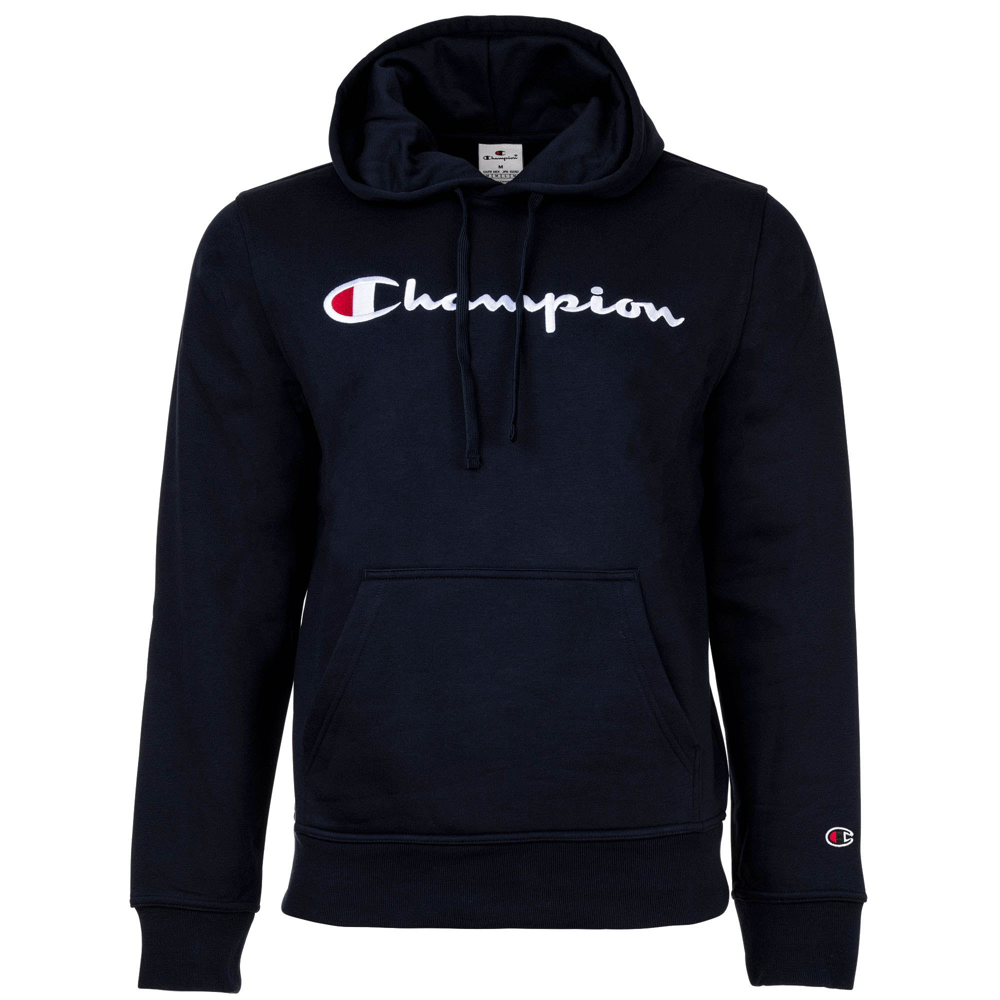 Champion Herren Hoodie - Hooded Sweatshirt, Pullover, Logo, Kapuze, einfarbig