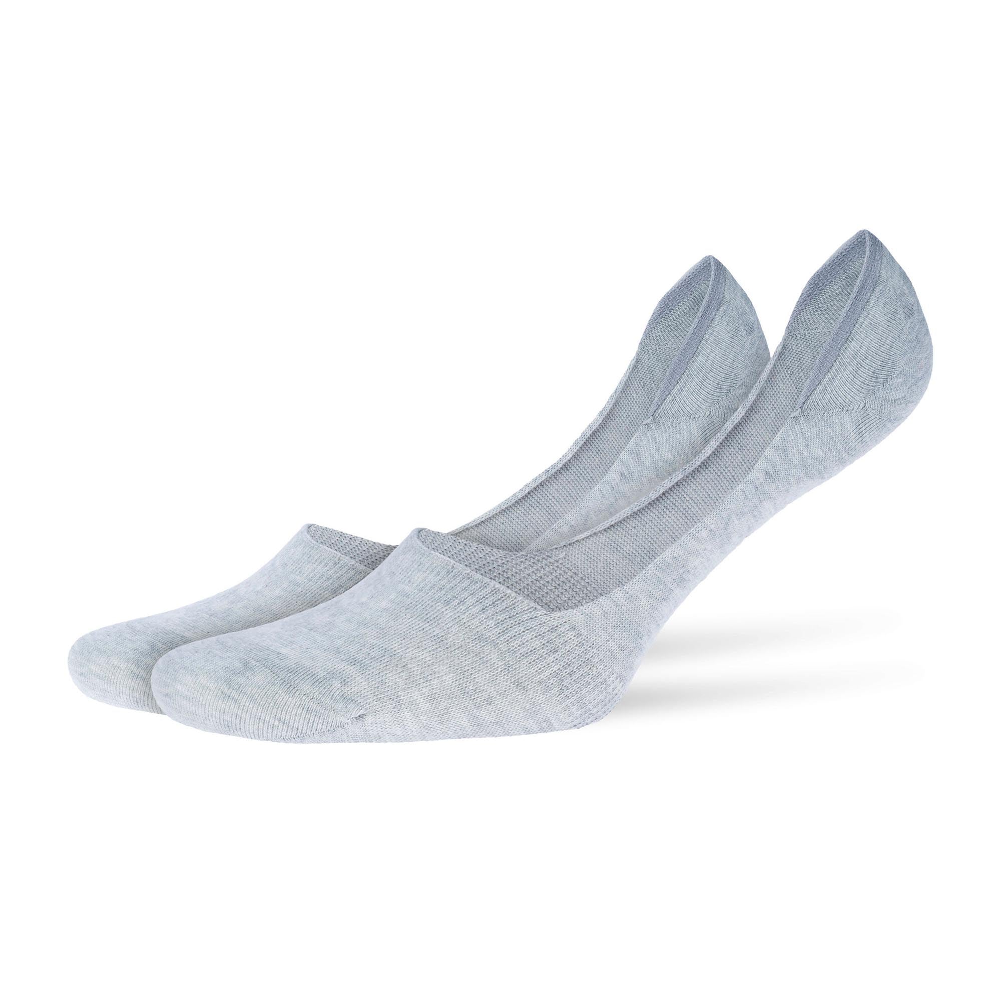 Burlington 2 pair Ladies Socks Everyday booties Anti Slip Heel - color selection