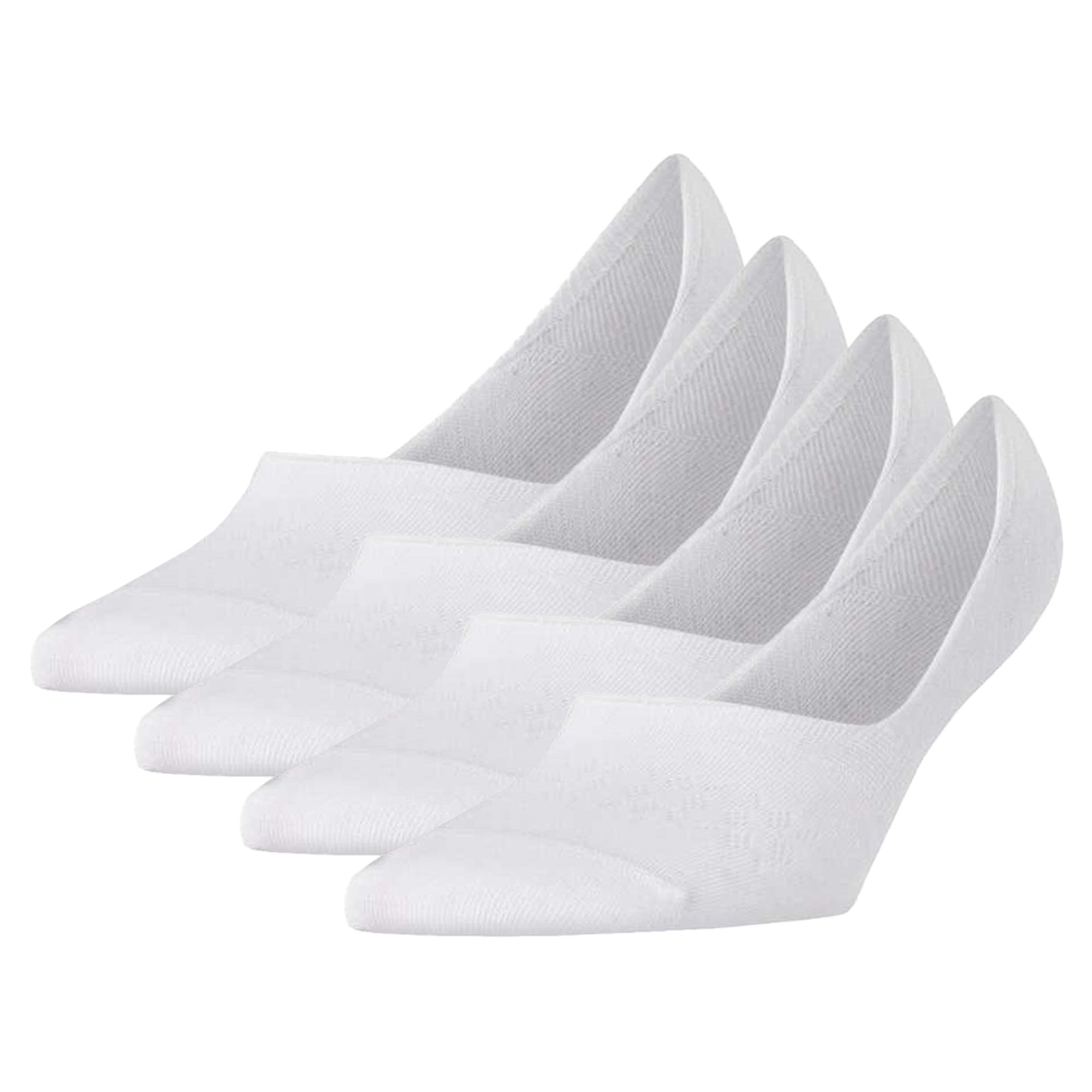 Burlington Damen Füßlinge, 4er Pack - Everyday IN, Anti-Slip Heel, einfarbig