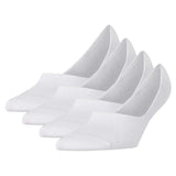 Burlington Women's Socks, 4-pack - Everyday IN, Anti-Slip Heel, Solid Color