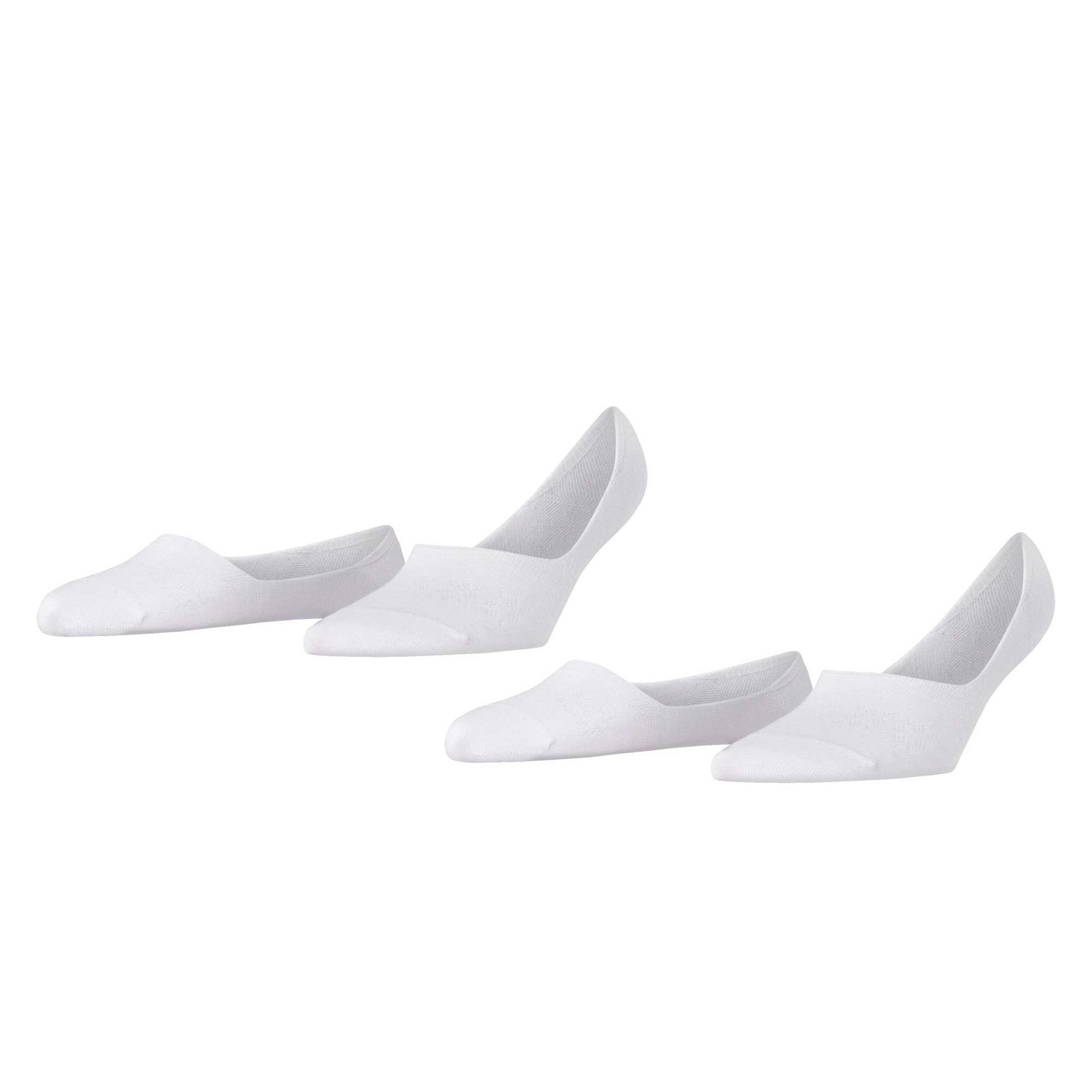 Burlington Damen Füßlinge, 4er Pack - Everyday IN, Anti-Slip Heel, einfarbig