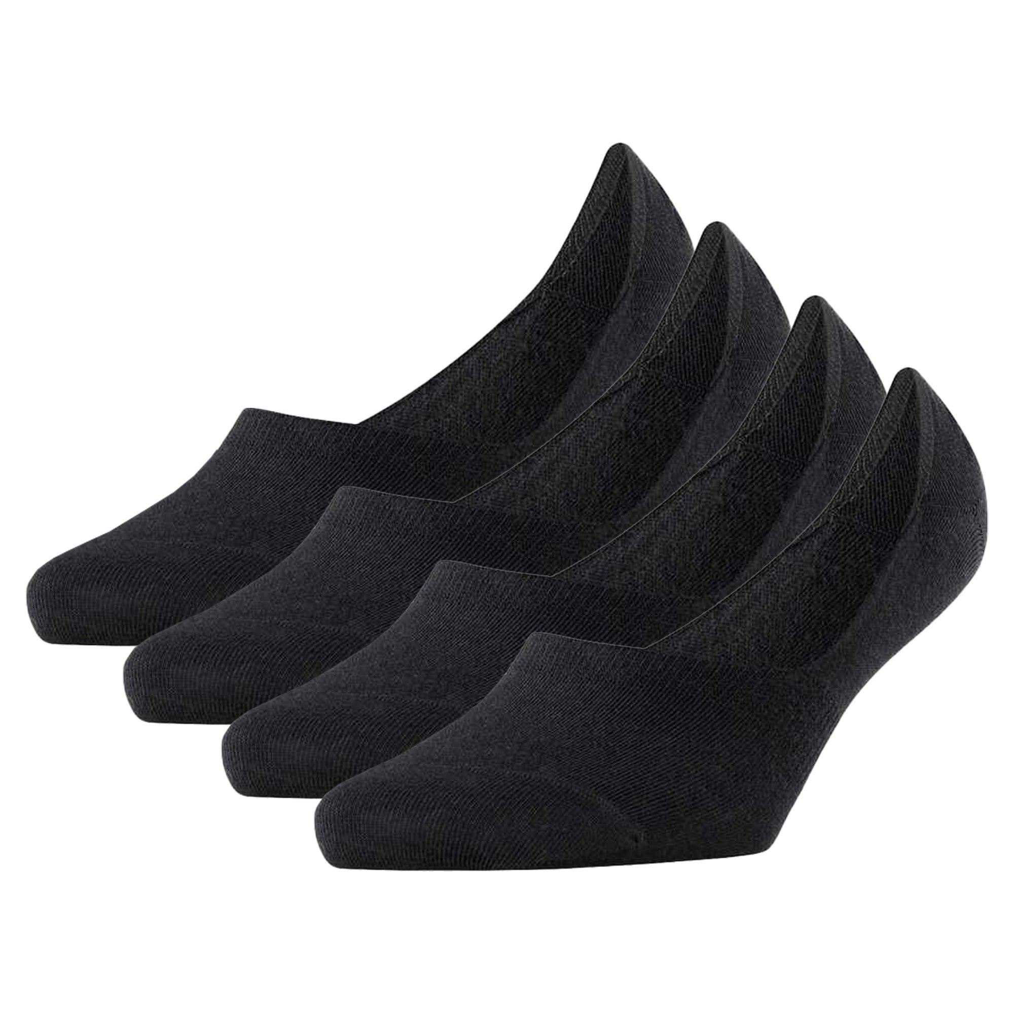 Burlington Women's Socks, 4-pack - Everyday IN, Anti-Slip Heel, Solid Color