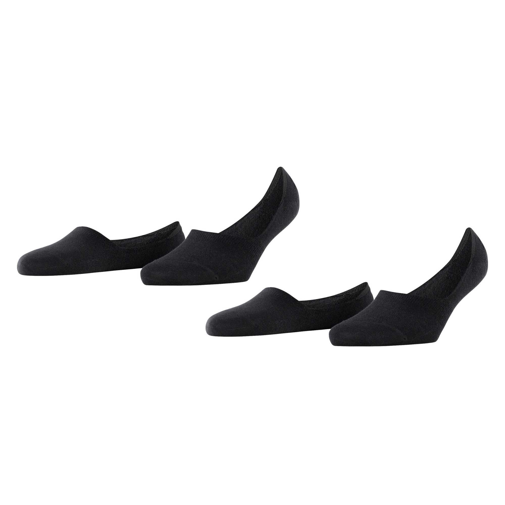 Burlington Women's Socks, 2-pack - Everyday IN, Anti-Slip Heel, Solid Color