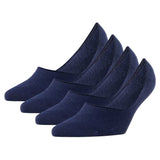 Burlington Women's Socks, 4-pack - Everyday IN, Anti-Slip Heel, Solid Color
