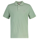 GANT Herren Poloshirt - REGULAR SHIELD, Kurzarm, Knopfleiste, Pique, Stickerei