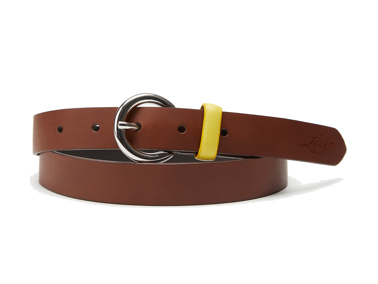 Levi's Ladies Belt - Larkspur Leather Belt, Metal Buckle