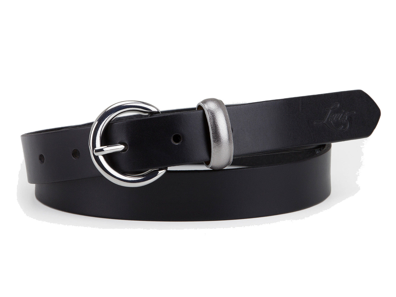 Levi's Ladies Belt - Larkspur Leather Belt, Metal Buckle