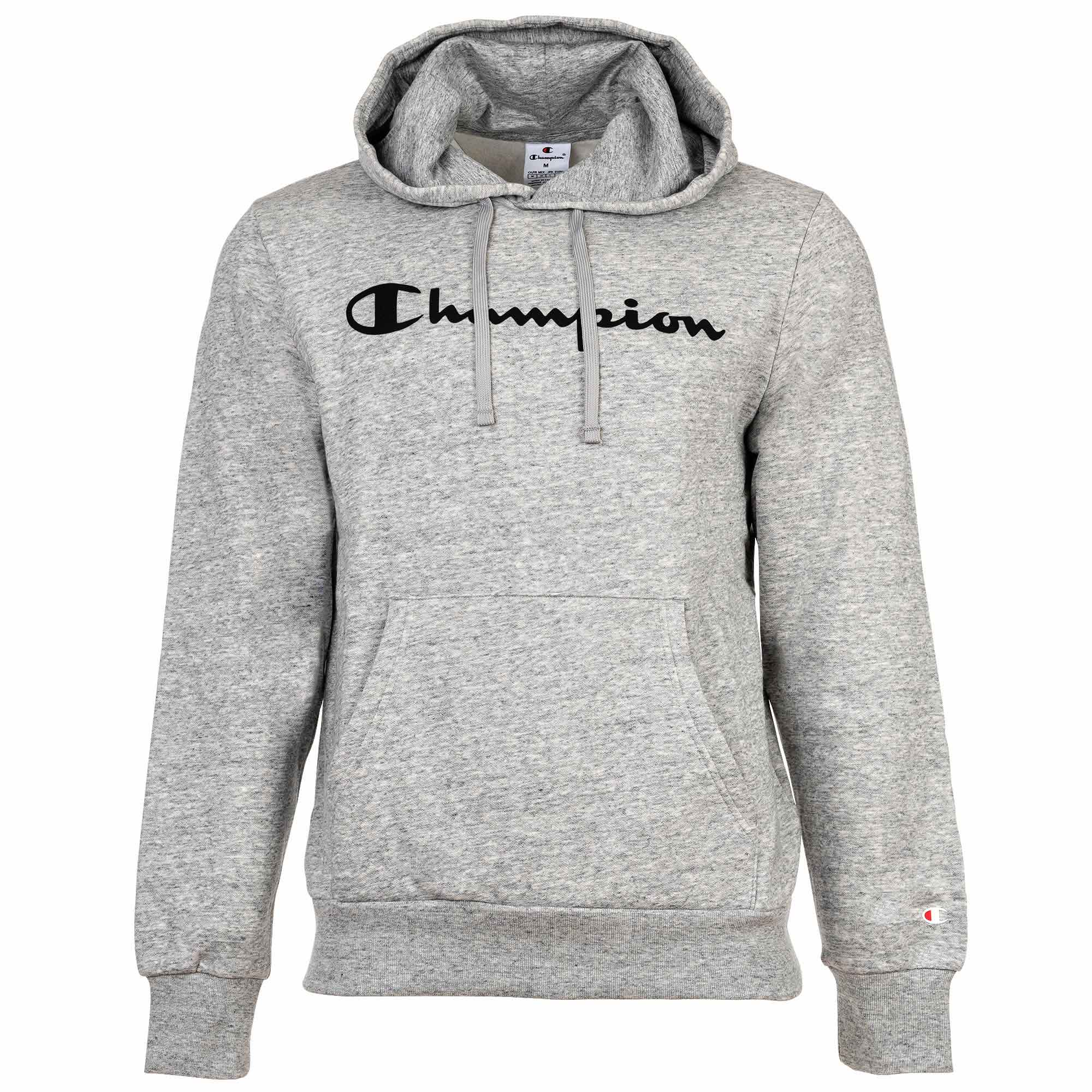 Champion Herren Sweatshirt mit Kapuze - Hooded Sweatshirt, Soft Compact Basic, Fleece, gesticktes Logo