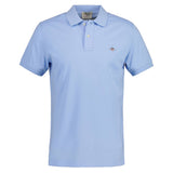 GANT Herren Poloshirt - SLIM SHIELD PIQUE POLO, Kurzarm, Knopfleiste, Logo