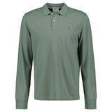 GANT Herren Poloshirt - REGULAR SHIELD LONGSLEEVE PIQUE RUGGER, Langarm, Logo