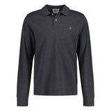 GANT Herren Poloshirt - REGULAR SHIELD LONGSLEEVE PIQUE RUGGER, Langarm, Logo