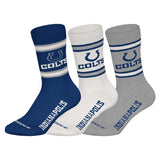 NFL Unisex Socken, 3er Pack - NFL Teams, 3Pack Crew Socks, Football, Logo, Baumwollmischung