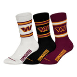 NFL Unisex Socken, 3er Pack - NFL Teams, 3Pack Crew Socks, Football, Logo, Baumwollmischung