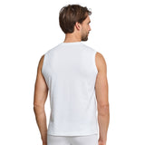 SCHIESSER Men's Undershirts, 4-Pack - ‘Essentials’, Muscle Shirt, Round Neck, Cotton