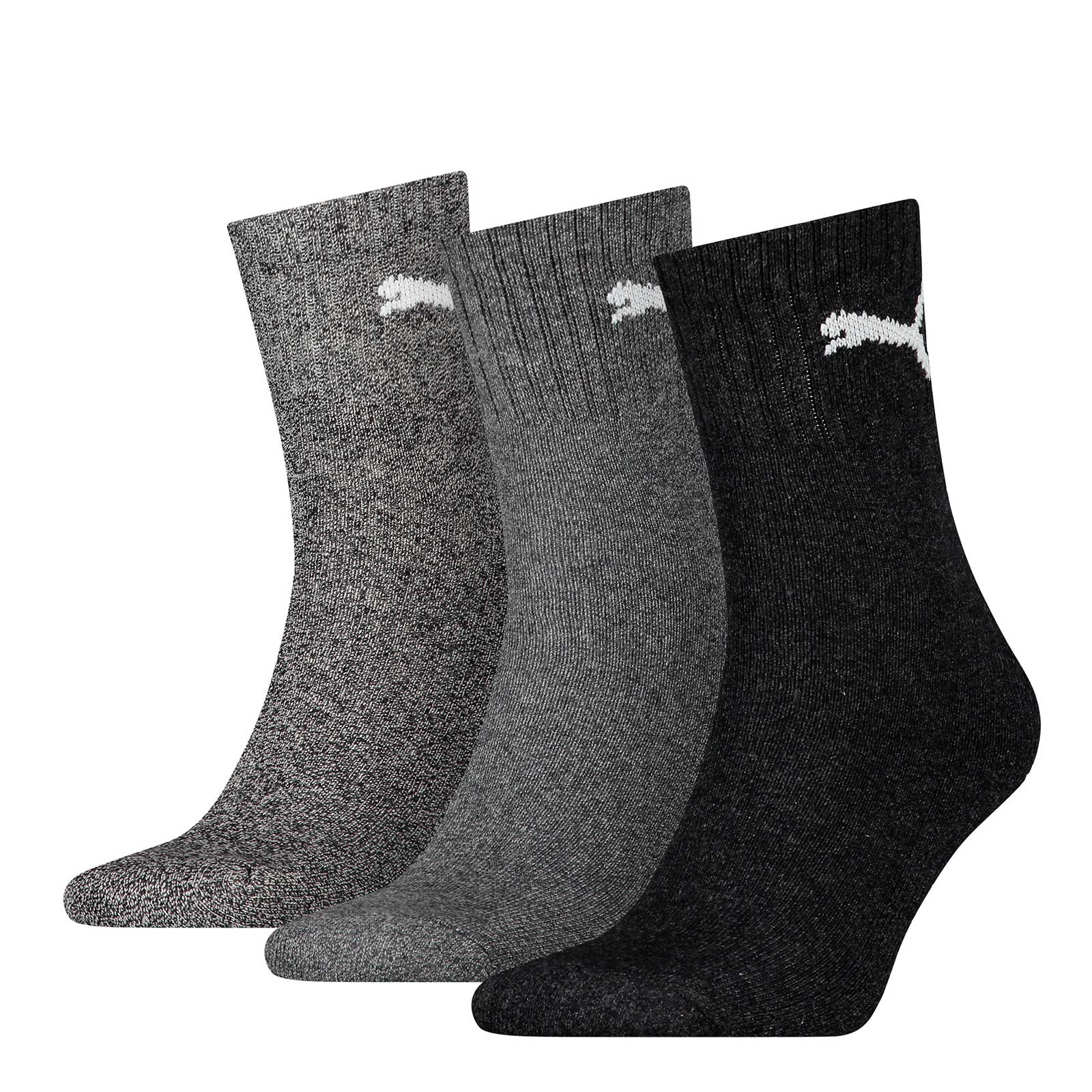 PUMA Unisex Sport Socks - Short Crew Socks, Tennis Socks, plain