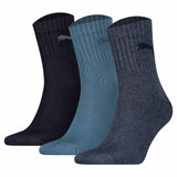 PUMA Unisex Sport Socks, 3 Pairs - Short Crew Socks, Tennis Socks, plain
