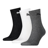 PUMA Unisex Sport Socks - Short Crew Socks, Tennis Socks, plain
