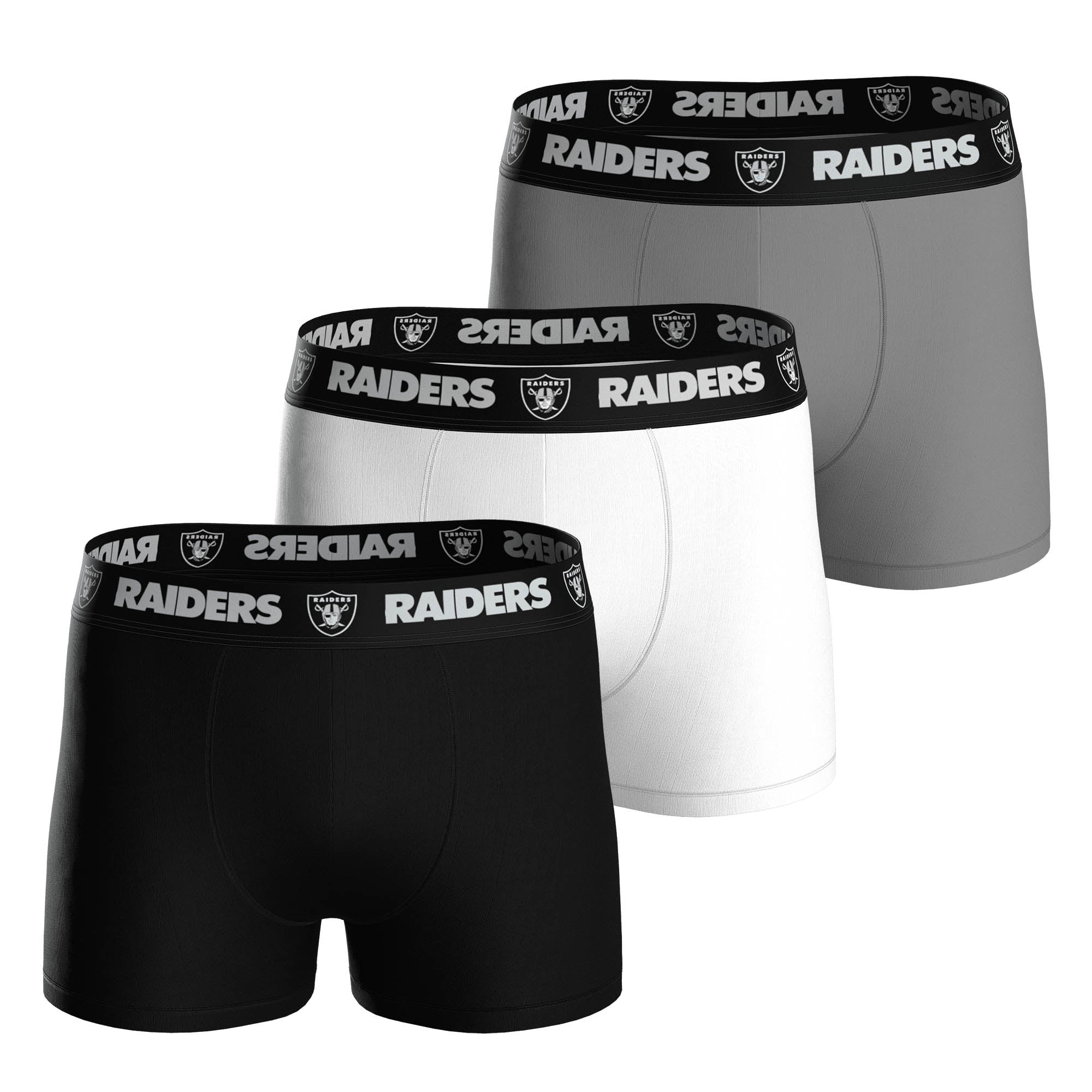 NFL Herren Boxershorts, 3er Pack - NFL Teams, Boxers, Football, Logo, Baumwollmischung