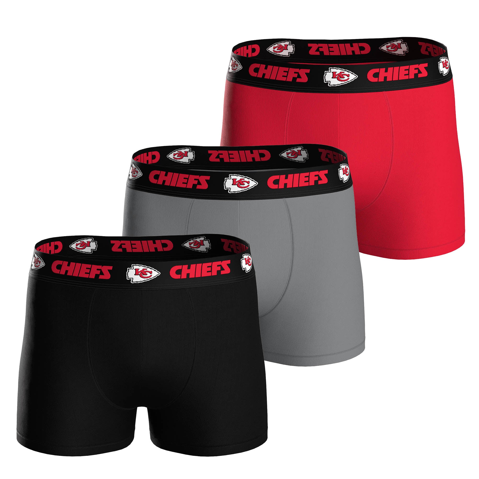 NFL Herren Boxershorts, 3er Pack - NFL Teams, Boxers, Football, Logo, Baumwollmischung