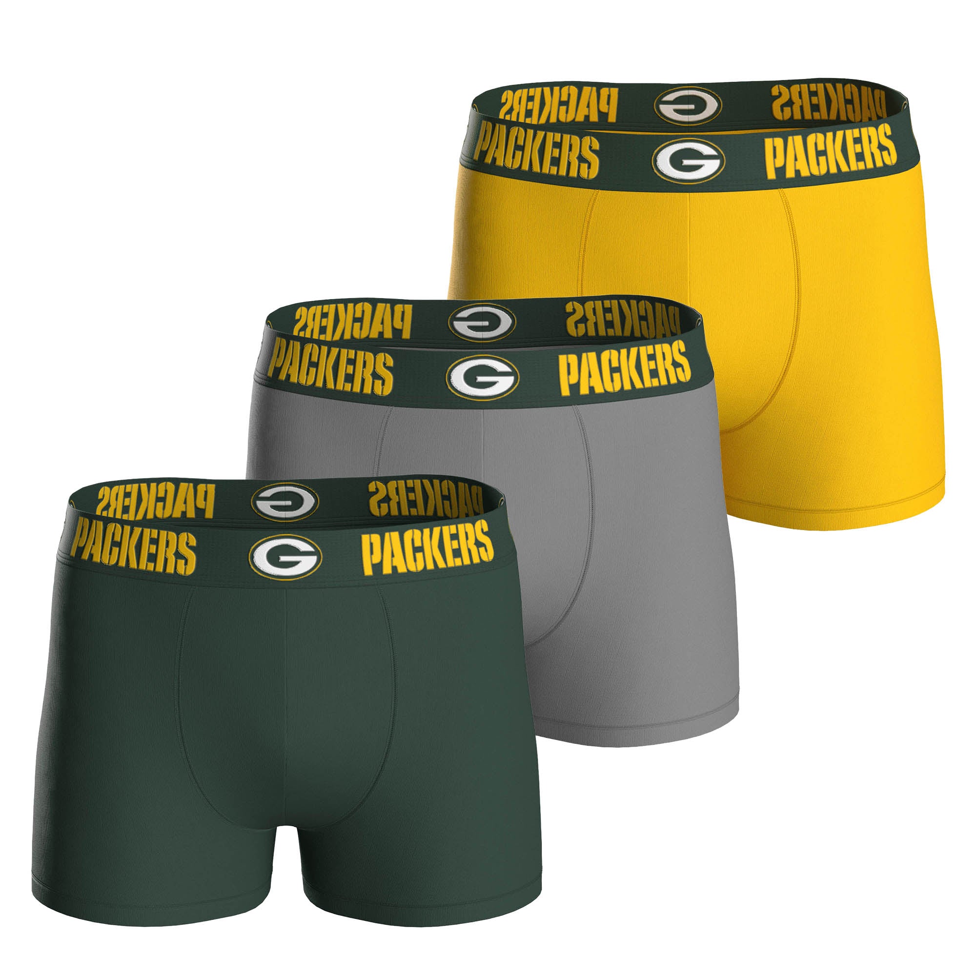 NFL Herren Boxershorts, 3er Pack - NFL Teams, Boxers, Football, Logo, Baumwollmischung