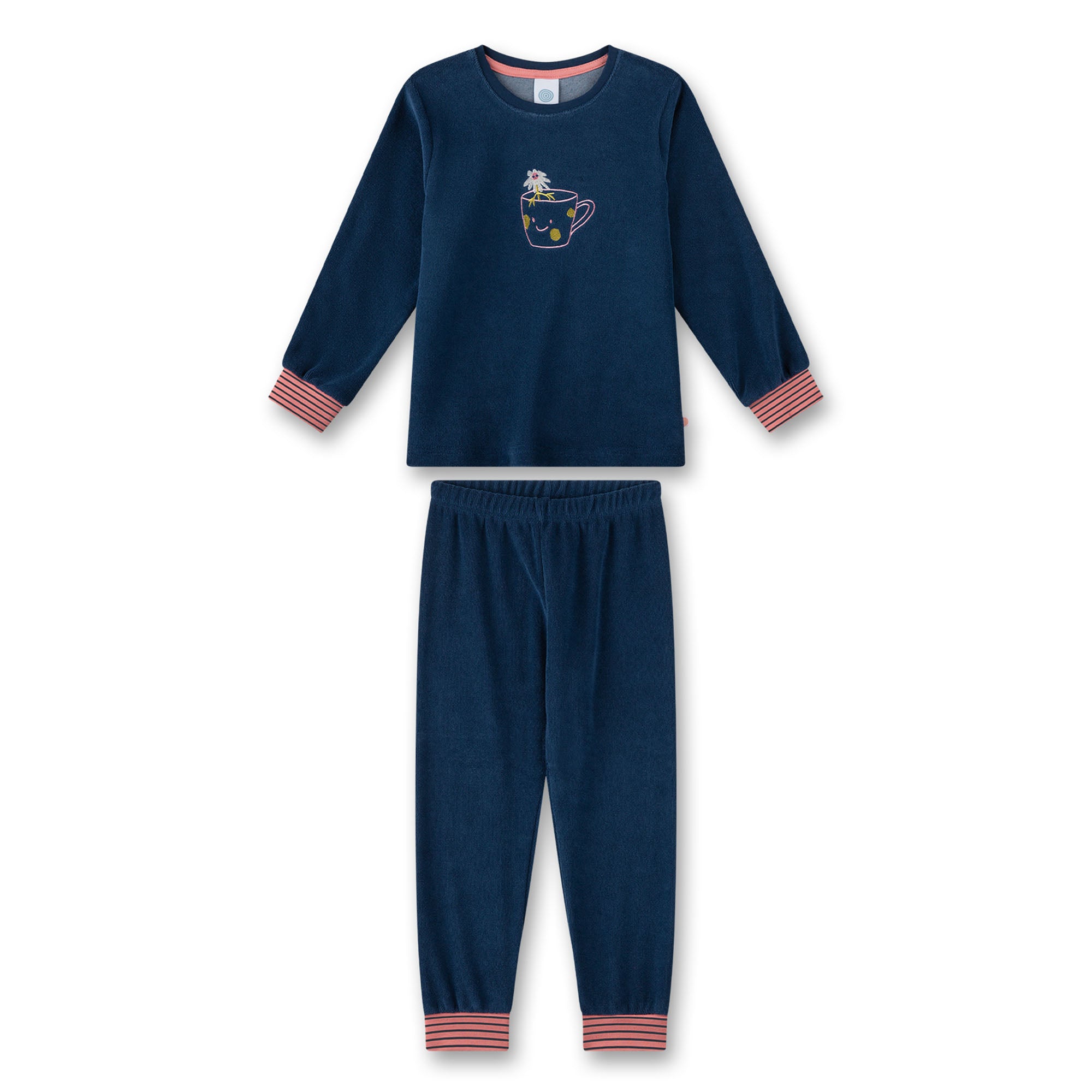 Sanetta girls' pyjamas, 2-piece set - long, pyjamas, terry, motif