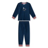 Sanetta girls' pyjamas, 2-piece set - long, pyjamas, terry, motif